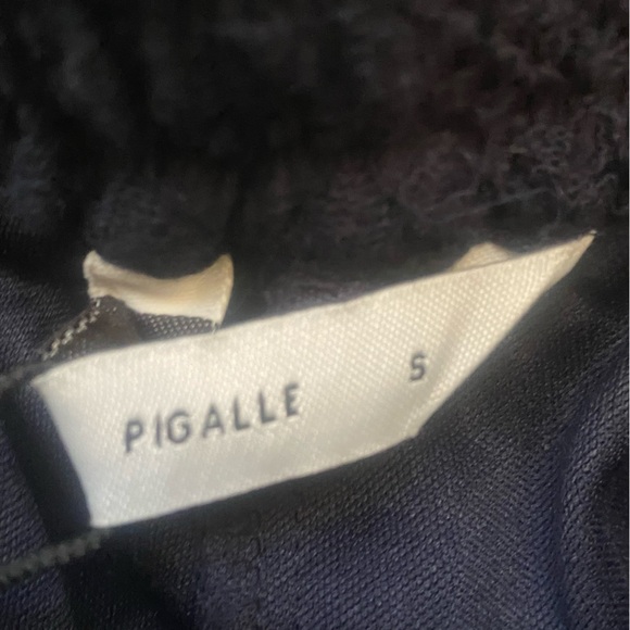 Pigalle Navy Blue Lace High Waist Shorts NWT - Picture 5 of 6